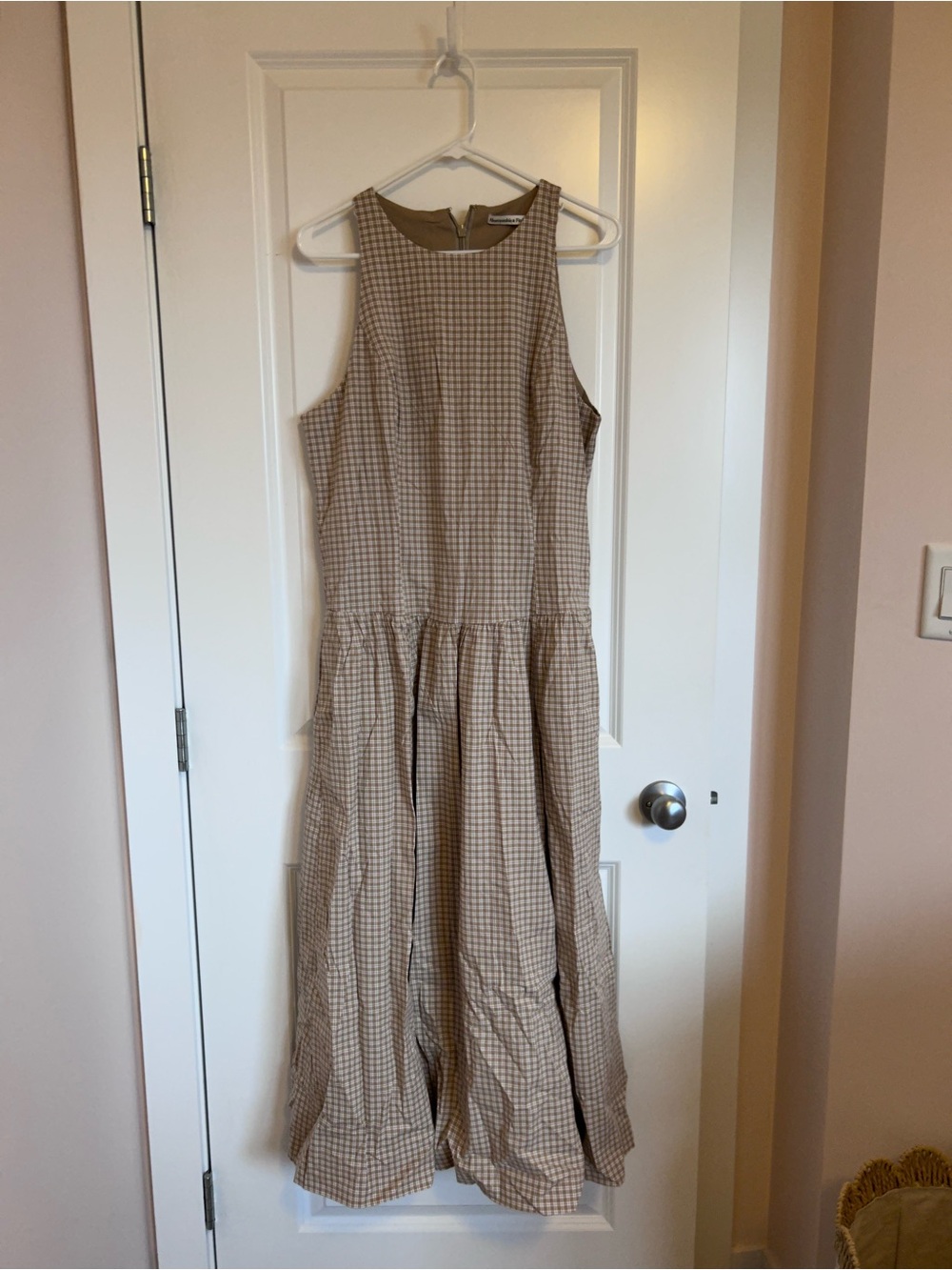 Abercrombie & Fitch High-Neck Drop-Waist Midi Dress | NWT | Size XL